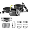 Juego de utensilios de cocina para camping