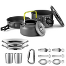 Juego de utensilios de cocina para camping